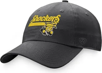 Top of the World Mens Top of the World Charcoal Wichita State Shockers Slice Adjustable Hat at Nordstrom
