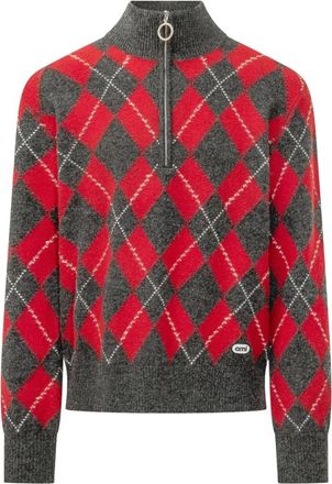 Ami Maglione con collo a zip - - Sweatshirts & Hoodies - Uomo - Multicolore - S