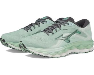 Mizuno Mens Mizuno Wave Sky 7 J1GC230253 Sneakers Granite Green Running Shoes TF8821