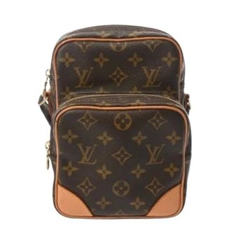 Louis Vuitton Pre-owned Cross Body Bags, female, Brown, Size: ONE SIZE Pre-owned Vintage Monogram Shoulder Bag
