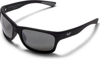 Maui Jim Ano Nui Fashion Mens Sunglasses Matte Black/Neutral Grey Polarized, Glass Lenses/Nylon