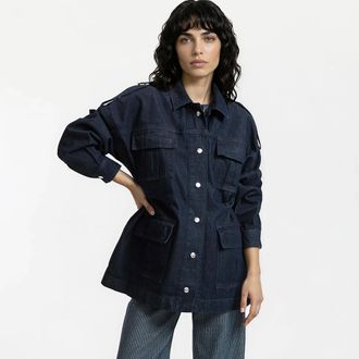 La Redoute Collections Oversized safarijas in denim