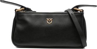 Pinko Pinko, Dames, Tassen, Zwart, Maat: ONE Size Leer