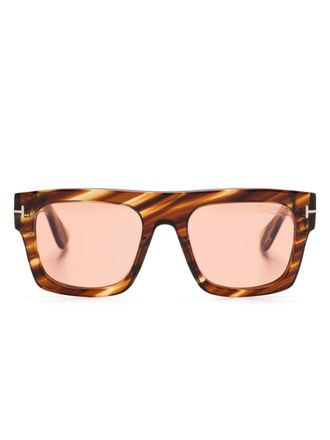 Tom Ford Eyewear Occhiali da sole Fausto - Marrone