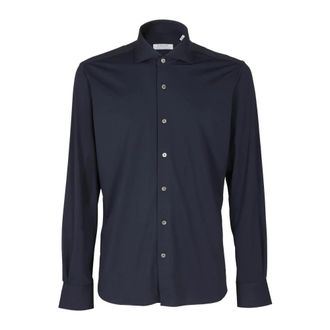 Orian Slim Fit Herenoverhemd - Heren - Casual Overhemden - Blauw - S - Overhemden