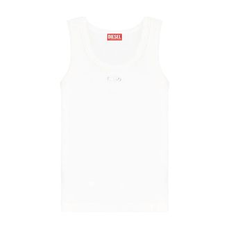 Diesel T-Anki-Od Top - Dames - Tops zonder mouwen - Wit - M - Katoen - Tops