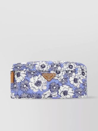 Prada nylon floral belt pouch