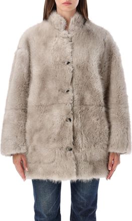 Urban Code Midi Jacket Toscana Faux Fur Reversabel Reversible Coat