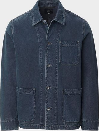 Rag & Bone Men & apos;s Evan Patch-Pocket Denim Jacket