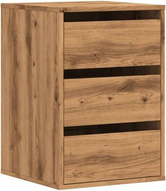 vidaXL Corner Chest of Drawers Artisian Oak 40x41x58 cm Engineered Wood vidaXL