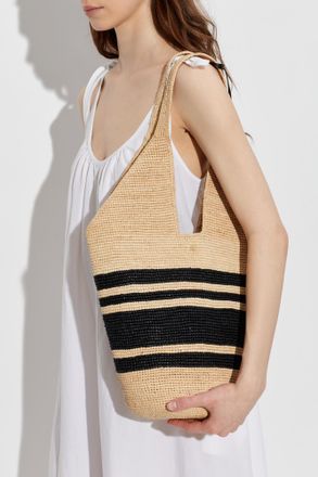 Anine Bing Shoulder Bag Leah, Womens, Beige