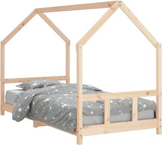 vidaXL Estructura De Cama Infantil Madera Maciza De Pino 90x190 Cm Vidaxl
