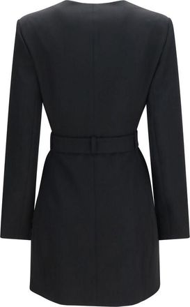 Balmain Womens Black Wool Oves Aries Blazer Clothing