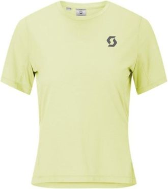 Scott Tee Endurance Lt S/S Laufshirt f&uuml;r Damen | gelb