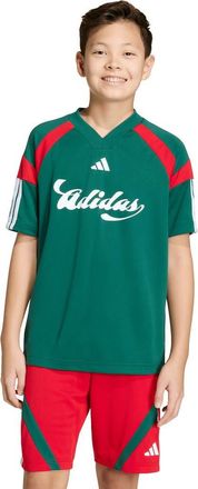 adidas House of Tiro T-Shirt in Team Dark Green/White/scarlet at Nordstrom Rack, Size X-Large