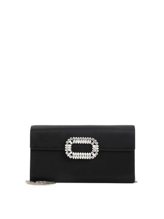 Roger Vivier Envelope Flap Sexy Choc Buckle Clutch