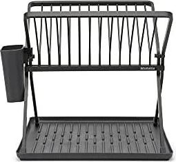 Brabantia Escurreplatos Brabantia Plegable Negro Capacidad 13 Platos