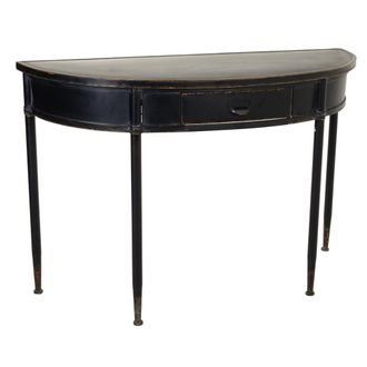Wanderlust Deco Wanderlust Deco - Recibidor De Metal Negro 120x44x80