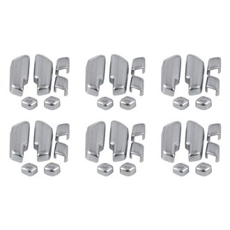 OEM 36 Piezas De Interruptores Pulsadores Cromados Para Ajuste De Asientos De Puertas De Coche - Clase E W204 W205