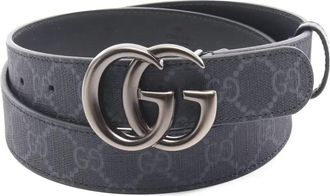 Gucci Cintura GG Supreme anni 2020 - Grigio