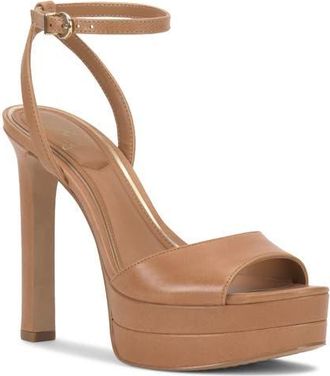 Vince Camuto Lumary Ankle Strap Platform Sandal in Cortado at Nordstrom, Size 7