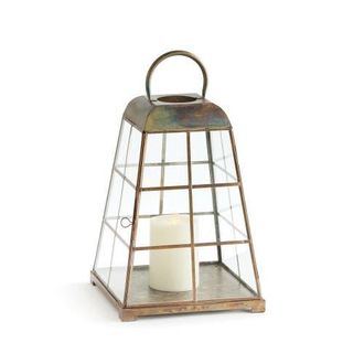 Napa Home & Garden Dexter Lantern Candle Holder in Gold at Nordstrom, Size Small
