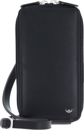 Golden Head Leather phone pouch Polo RFID Protect Handy-RV-Umh&auml;ngetasche 4046 Schwarz black