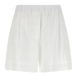 Brunello Cucinelli Dames, Korte broeken, Wit, Maat: M