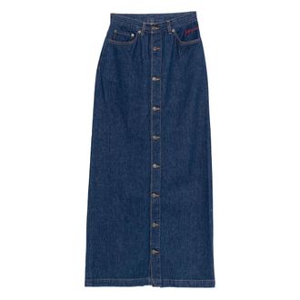 Fiorucci Button-front Denim Skirt