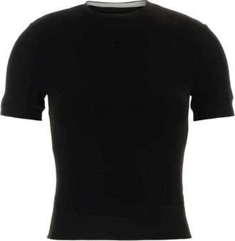 Maison Margiela Jersey Top - Dames - T-shirts - Zwart - XS - Tops
