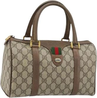 Gucci Pre-owned Handbags, female, Beige, Size: ONE SIZE Pre-owned Plastic Handbag