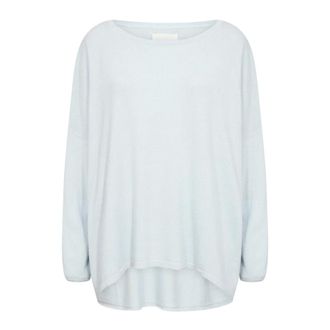 Part Two TilaPW PU Strik 30307306 - female - Part Two - Round-neck Knitwear - Blue - 2XL - Knitwear