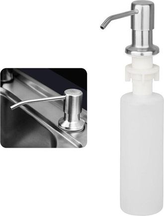 OEM Dispenser Di Sapone Liquido Integrato Con Flacone Da 300 Ml, Dispenser Di Sapone In Schiuma Per Lavelli, Dispenser Di Detersivo Per Piatti Per La Cuci
