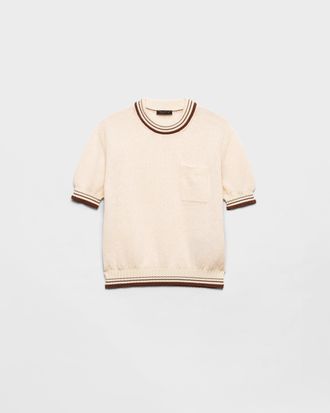 Prada Shetland wool crew-neck sweater