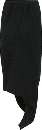 Issey Miyake Aerate Midi Rok - Dames - Midirokken - Blauw - M - Polyester - Rokken