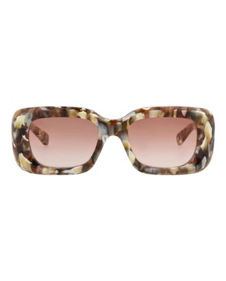 Chlo&eacute; Square-Frame Recycled Acetate Sunglasses