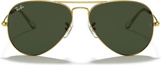Ray-Ban Sunglasses Rb3025 W3234 Aviator Gold/Green G 15 Unisex