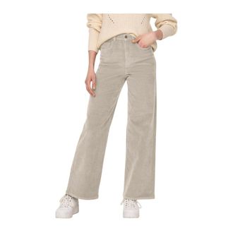 Only Wide Trousers, female, Beige, Size: XS L32 Only Womens Wide Leg Tailored Trousers