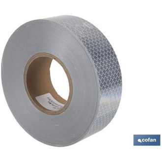 cofan Rotolo retroriflettente continuo 50 m Bianco