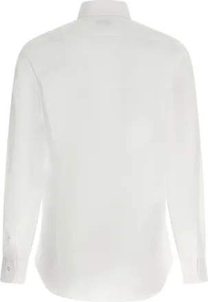 Barba Hand-Stitched Cotton Shirt - White