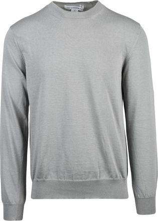 Comme Des Gar&ccedil;ons Maglioncino Girocollo - Heren - Ronde hals truien - Grijs - L - Katoen - Truien & Vesten