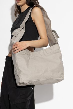 Yohji Yamamoto Shoulder Bag NEWSPAPER Large, Unisex, Grey