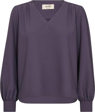 Mos Mosh Blouses & Shirts - Dames - Blouses - Paars - XL - Overhemden