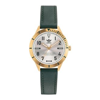 adidas Edition Three Small Horloge - Dames - Horloges - Groen - ONE Size - Leer - Accessoires