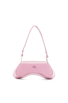 Diesel Play-Glossy crossbody bag - Crossbody Bags - Woman - Pink
