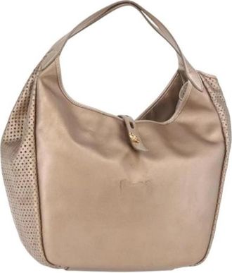 Ferragamo Pre-owned Shoulder Bag - Dames - Vintage Handtas - Geel - ONE Size - Leer - Vintage