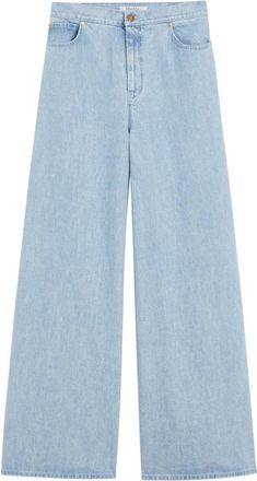 Max Mara Broeken - Dames - Loose Fit Jeans - Blauw - S - Jeans
