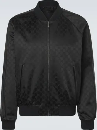 Gucci GG cotton-blend satin jacket