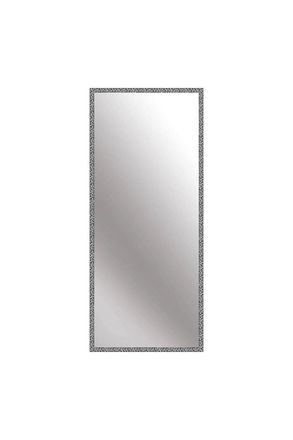 Nielsen Design Florentina Wall Mirror With Mosaic Design Frame, 70 x 170cm in Silver | Size: 70 x 170 cm