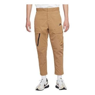 Nike Mens Nike Sportswear Tech Essentials Casual Sports Woven Unlined Long Pants/Trousers Brown DH3867-258